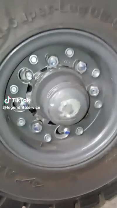 It's only loose when it's off the ground