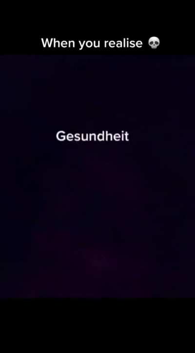 Gesundhisheit!!
