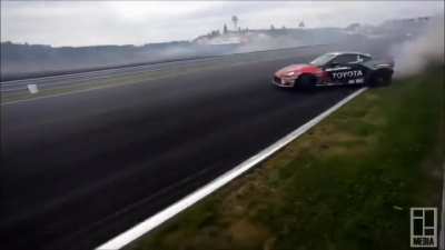 220kmh (136 mph) drift