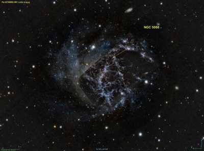 James Webb NIRCam & MIRI Image Over HUBBLE |NGC 5068| THx to u/ntbtfan.