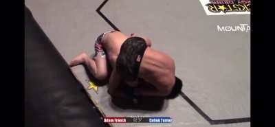 won my second fight by rear triangle armbar ayyyy