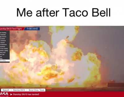 Me after Taco Bell