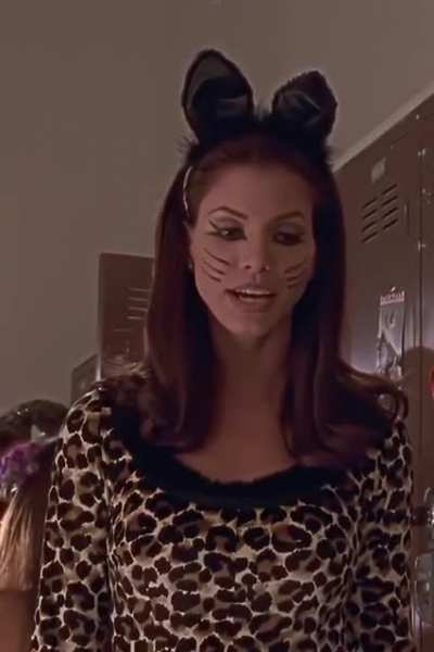 Charisma Carpenter - leopard cat suit in Buffy The Vampire Slayer