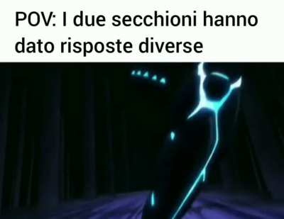 E tu lì a guardare i due dei scontrarsi