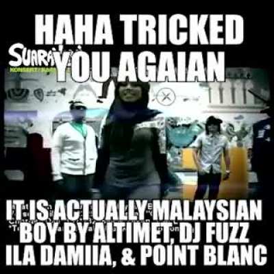 smh Chug Jug, American Boy, all of us knows Malaysian Boy is the OG.