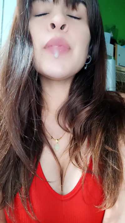 I bring a lot of saliva to be able to spit 