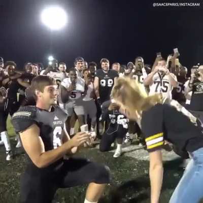 The team's reaction