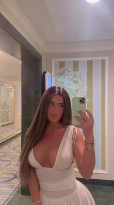 she looks good in white 🥵
