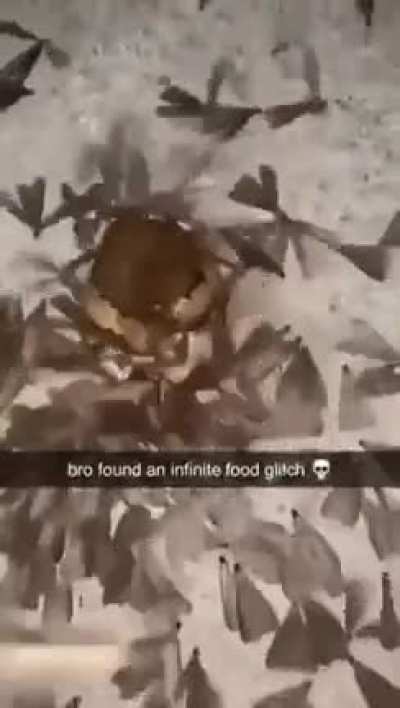 infinite food glitch