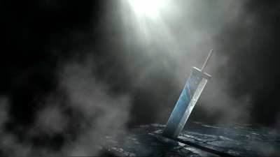 Buster Sword Animated Wallpaper - credit to u/sm2016 for the image