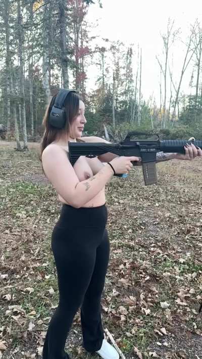 First time full auto😝
