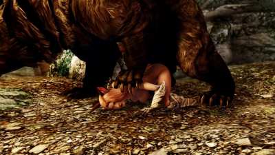 Seeking shelter in a bear's cave was not Ari's brightest idea (wear<wbr>ablet<wbr>raps)