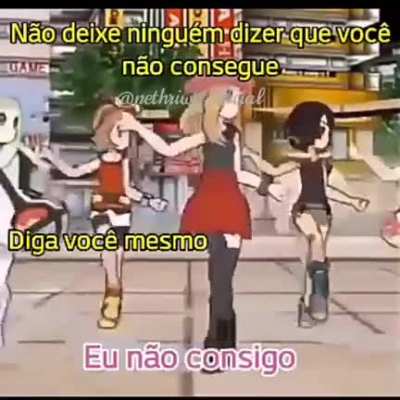 Eu não consigo 😎