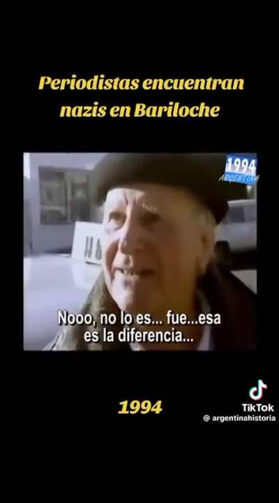 Periodista norteamericano encontrando nazis en Bariloche (1994)