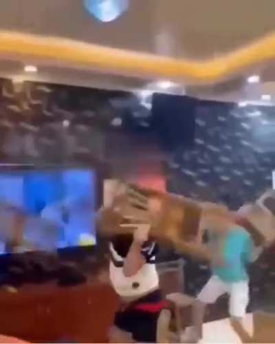 French fans smashing their tv after their loss to Switzerland