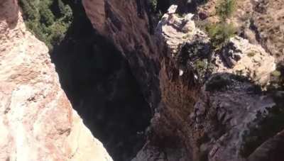 WCGW being drunk at the Grand Canyon.