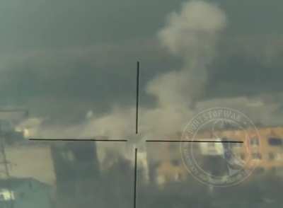Ukrainian Position ''HIT'' by Krasnopol Laser Guided Artillery