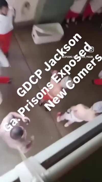 What new comers experience when they first get to prison in Georgia 
