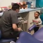 The look on his face !