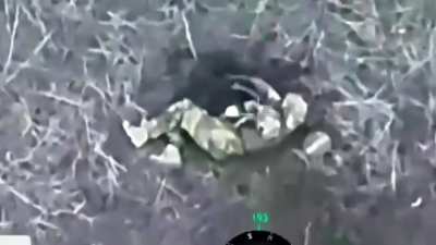Another Russian soldier shoots himself in the head after being injured by a drone-dropped grenade. 3rd Assault Detachment, SOC “Omega”, NGU. Zaporizhzhia region.