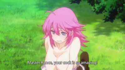 pink haired girl riding till orgasm
