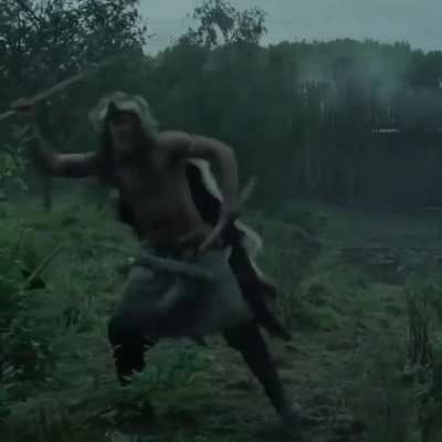 Playing catch with a spear