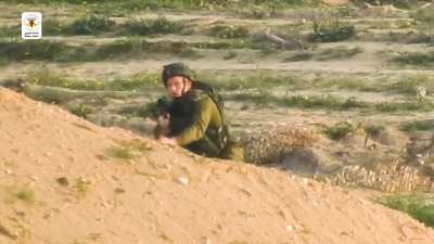 Palestinian PIJ militant snipes an Israeli soldier in the head. Gaza Border. 22/1/2019