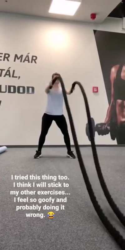 Working the ropes