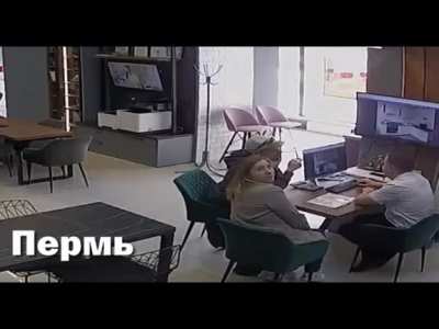 That awkward moment when you're in the Ruzzian Federation and hackers play the Ukrainian folk song “Oh in the meadow, red viburnum”, blasting from surveillance camera speakers.