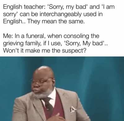 English teachers reaction...