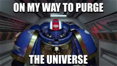 Average day for a space marine.