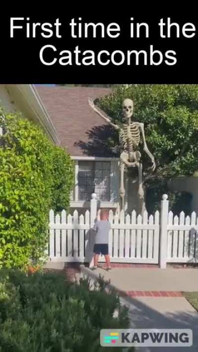 Those giant skeletons scarred the shit out of me