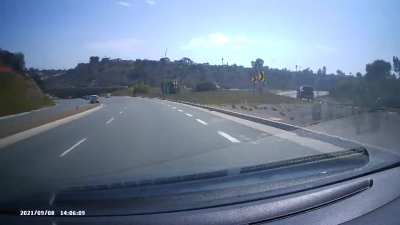First-ever accident on my way to grab lunch