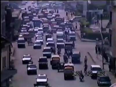 Suasana kota Medan di penghujung tahun 1992