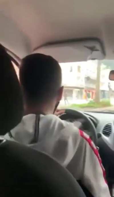 Man steals phone from Uber and gets run over
