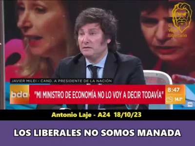 Milei dijo que no estaba de acuerdo con el proyecto de Lilia Lemoine