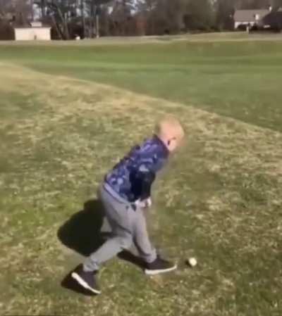 One hell of a swing