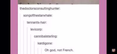 ANYTHING BUT THE FRENCH (credit : p.m Seymour)