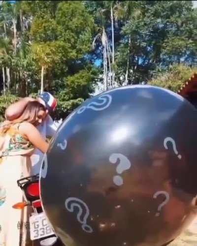 To gender reveal.