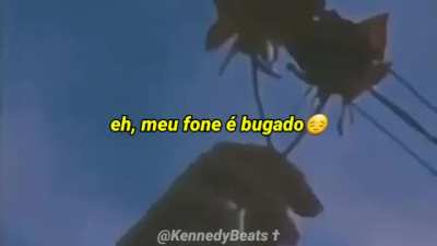 Fone bugado vey...