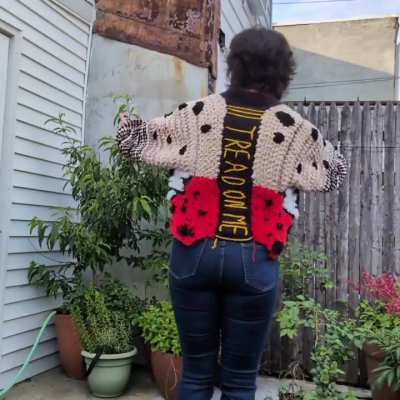 I thought this sub might enjoy this cardigan I crocheted.
