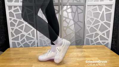 Milked My Slave with Platform Sneakers