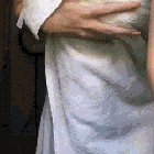 Taking the towel off
