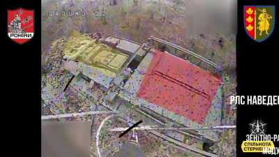 Russian TOR M-2 AA system was hit by Ukrainian UAV operators of the 