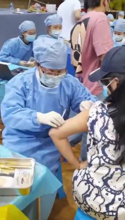 HMC while I give double dose vaccination