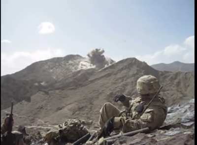 JDAM dropped on insurgent position in East Paktika Province, Afghanistan (OEF 11-12)