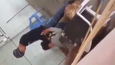 *Caught in the act*