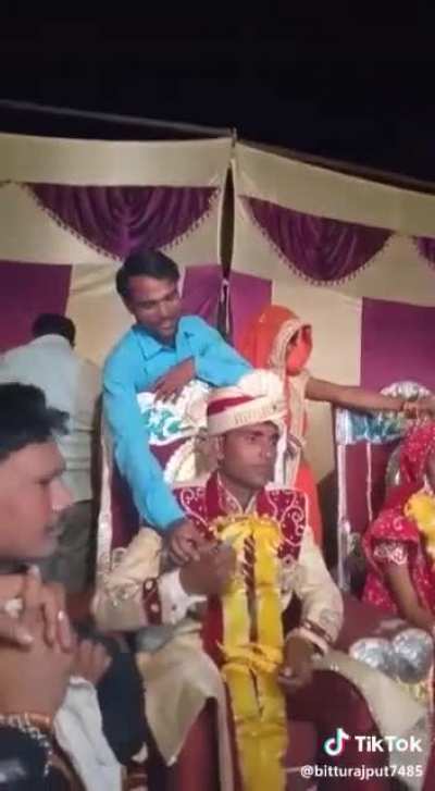 That friend who is more happy than you at your wedding 😂😂😂