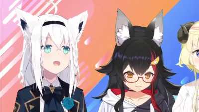 Fubuki when Mio makes unintentionally lewd noises