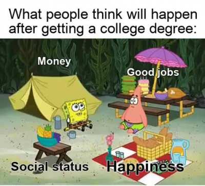 Reality is often disappointing